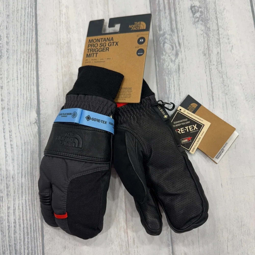 The North Face Montana Pro SG GTX Trigger Gortex Mittens Gloves XS Ski Snowboard